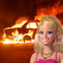 Burn Barbie emoji