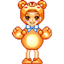 Teddybear Costume emoji