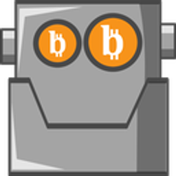 Robot Bitcoin Eyes emoji