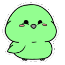 Rainbowpartybird emoji