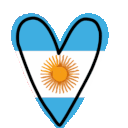 Argentina Heart emoji