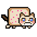 Nyancat Grumpy emoji