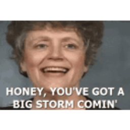 Big Storm Coming emoji