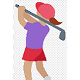 Female Golfer emoji