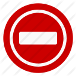 No Entry Sign emoji