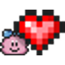 Knuddel Pixel Heart Girl emoji