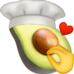 Avocado Kiss emoji