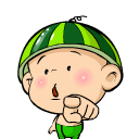 Watermelon Boy No emoji
