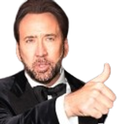 Cage Thumbs Up emoji