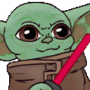 Baby Yoda Rave emoji