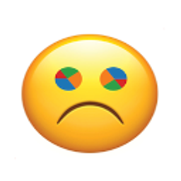 Piefrown emoji