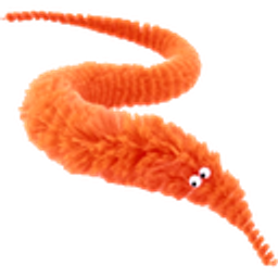 Orange Worm emoji