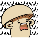 Mushroom Ahhhhh emoji