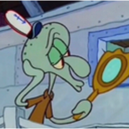 Squidward Microscope Focus emoji