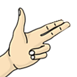 Finger Guns Right emoji