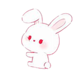 Cute White Bunny emoji