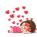 Anime Faintlove emoji