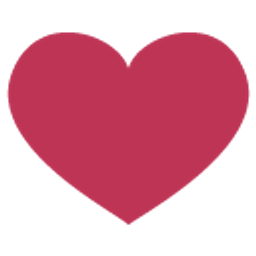 Heart Pantone 2023 Vivamagenta emoji