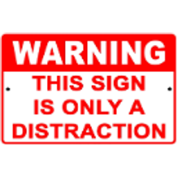 Warning Sign Distraction emoji