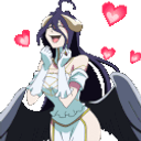Angelic Girl Heart Eyes emoji