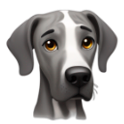 Great Dane Dog emoji