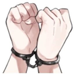 Hands Cuffed Tight emoji