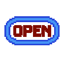 Openneonsign emoji