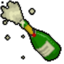 Poppingchampagne emoji