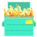 Party Dumpster Fire Fixed emoji