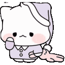 Mc Kitty Sleepy emoji