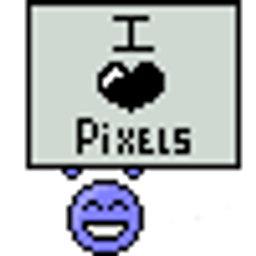 I Heart Pixels emoji