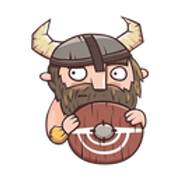 Viking Worried emoji