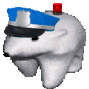 Polarbear Cop emoji