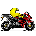 Motorcycle Red emoji