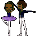Ballet Skin Tone 6 emoji