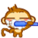 Monkey Brush Teeth emoji