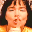 Bjork Shh emoji
