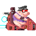 Pigrace emoji