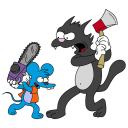Itchy And Scratchy emoji