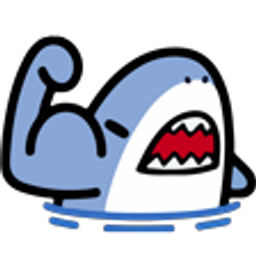 Flexing Shark emoji