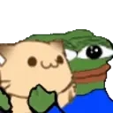 Peepokittyhug emoji