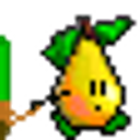 Pear Pulling Cart emoji