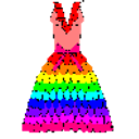 Rainbow Dress emoji