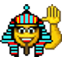 Tutankhamen Waving emoji