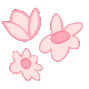 Three Pink Blossoms emoji