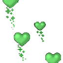Hearts Green emoji