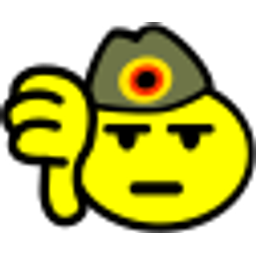 Military Thumbs Down emoji