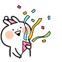 Usagyuuun Celebrate emoji