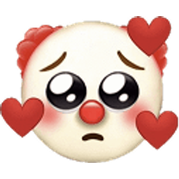 Aww Clown emoji