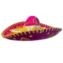 Pink Sombrero emoji